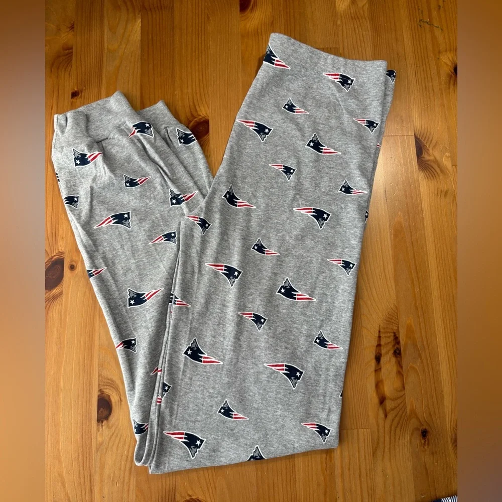 Youth NFL New England Patriots Heathered Gray Pajama Pants‎ Size 14/16